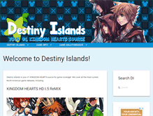 Tablet Screenshot of destinyislands.com